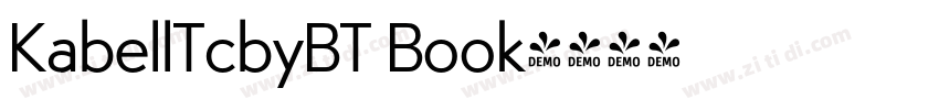 KabellTcbyBT Book字体转换